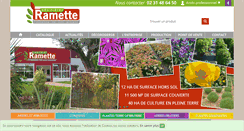 Desktop Screenshot of pepinieres-ramette.com