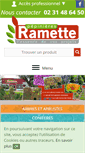 Mobile Screenshot of pepinieres-ramette.com